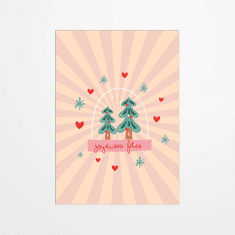 Carte postale - Cité Candide  - Joyeuses fêtes