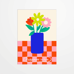Carte postale - Coquiette - Happiness is here