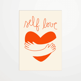 Carte postale - Coquiette - Self Love