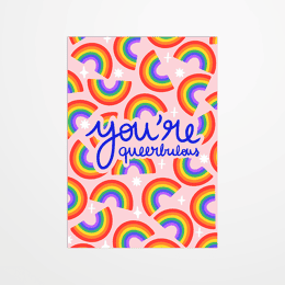Carte postale - Coquiette - You're queerbulous