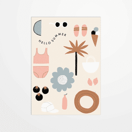 Carte postale - Jennifer Bouron - Summer