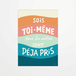 Carte postale - Rio Soley - Sois toi-même