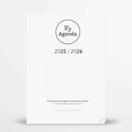 Agenda scolaire 2025 / 2026 - Recharge pour organiseur A5