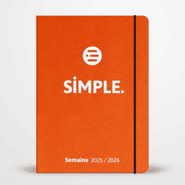 SIMPLE Semaine - Agenda semainier 2025 / 2026