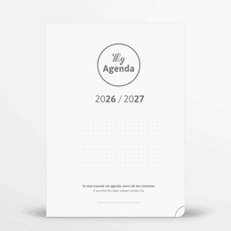 Agenda scolaire 2026 / 2027 - Recharge pour organiseur A5