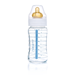 Biberon Verre 240ml / 8oz - Avec tétine caoutchouc