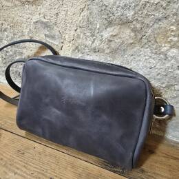 Sac Banane en cuir effet vieillis