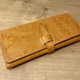 Portefeuille en cuir Angelie
