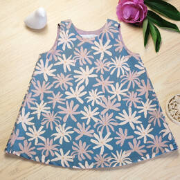 Robe chasuble gris violine