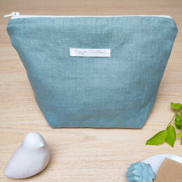 Trousse de toilette en lin