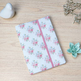 Protège carnet de santé roses