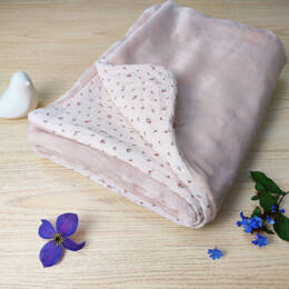 Couverture rose pâle