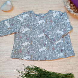 Sweat boutonné Lapins