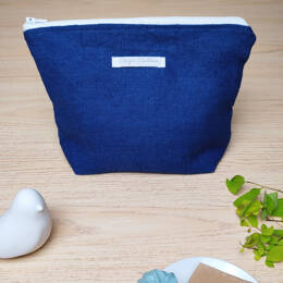 Trousse de toilette en lin