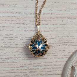 Bola doré perle vert/bleu