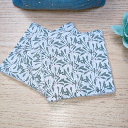 Lingettes douces feuillage - lot de 3