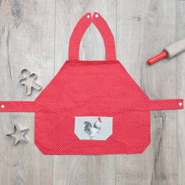 Tablier du petit cuisinier rouge