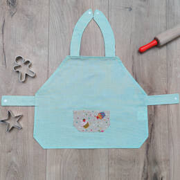 Tablier du petit cuisinier menthe