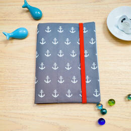 Protège carnet de santé enduit gris