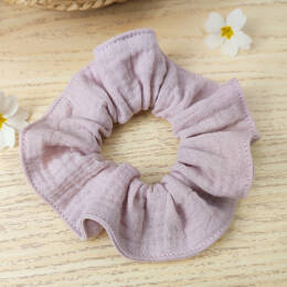 Chouchou gaze de coton girly