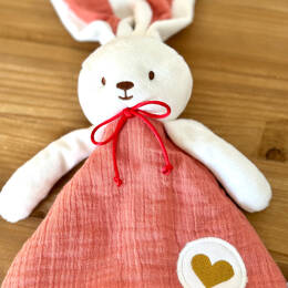 Doudou à bisous - Lapin