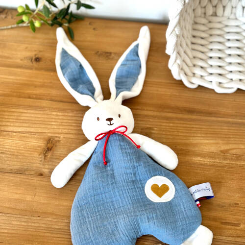 Doudou à bisous - Lapin