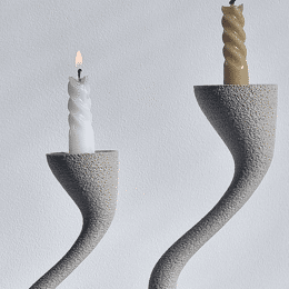 Le Bougeoir Comporta - Moyen - Greige