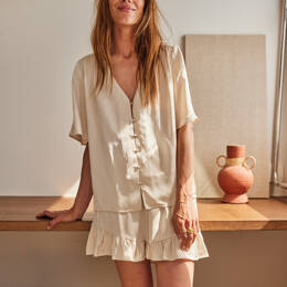 Pyjama - Haut vanille