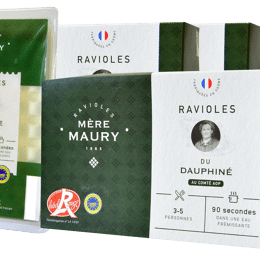 4 boîtes de 9 plaques + 1 bq Ravioles Label Rouge 4pl offerte = 11,25€/boîte