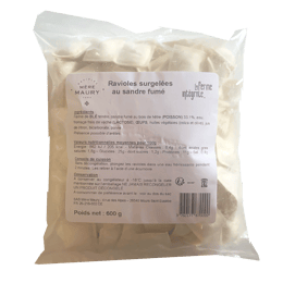 Ravioles au Sandre Fumé - surgelées - 600g