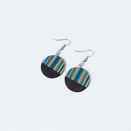 Boucles d'oreilles - Walnut & Elm Circle