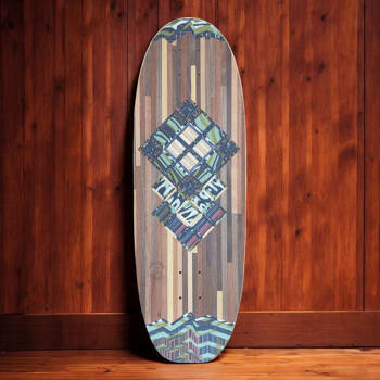 Surfskate Marquetry 29.5"