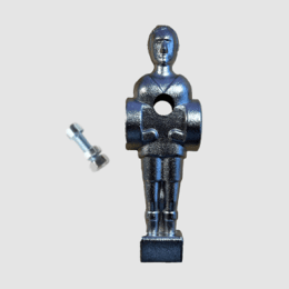 Joueur chrome avec jeu de la tête