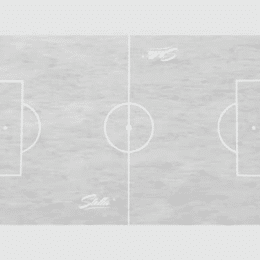 Tapis de baby-foot en PVC gris tracé