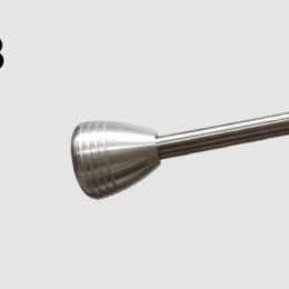 Poignée ronde en Aluminium x8