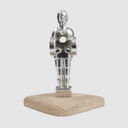 Trophée joueur chromé