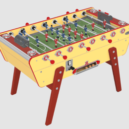 Baby-foot Stella Champion Collector Monnayeur Jaune