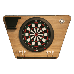 Cible GranBoard et support de fléchettes effet chêne Stella