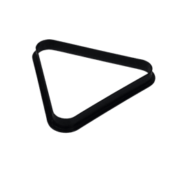 Triangle plastique noir 57 mm billard