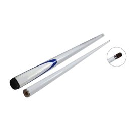 Queue graphite Blanc (1/2) 145 cm