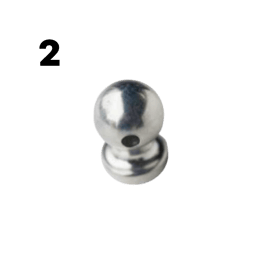 Boule de boulier en aluminium pour Champion Retro et Collector x2
