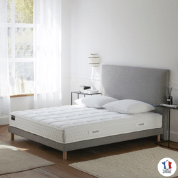 Ensemble matelas HOTEL CONFORT, sommier lattes flexibles et tête de