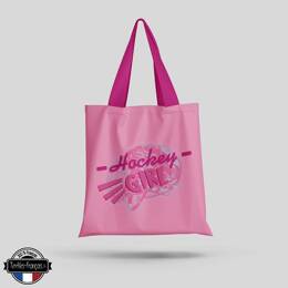 Tote Bag Hockey Girl Casque