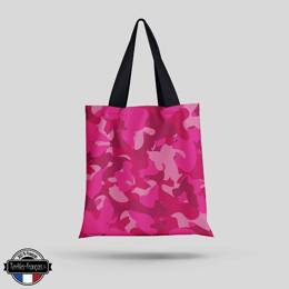 Tote Bag camouflage rose