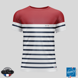 T-shirt Français rayé