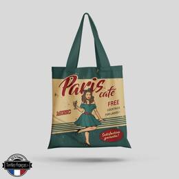 Tote Bag Paris café