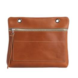 Pochette Équipier Cuir Gold