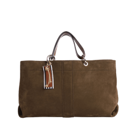 Canotage Medium Cuir Nubuck Veau Taupe
