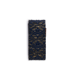 Sangle large Floqué brillant marine