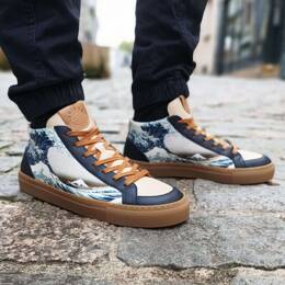 Basket Bellegarde - Hokusai Marine / Naturel